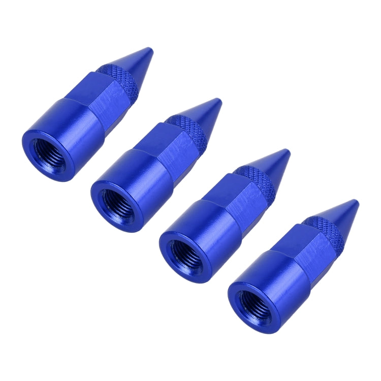 4 PCS 6-edeg Shape Gas Cap Mouthpiece Cover Tire Cap Car Tire Valve Caps