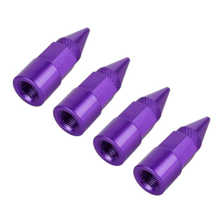 4 PCS 6-edeg Shape Gas Cap Mouthpiece Cover Tire Cap Car Tire Valve Caps