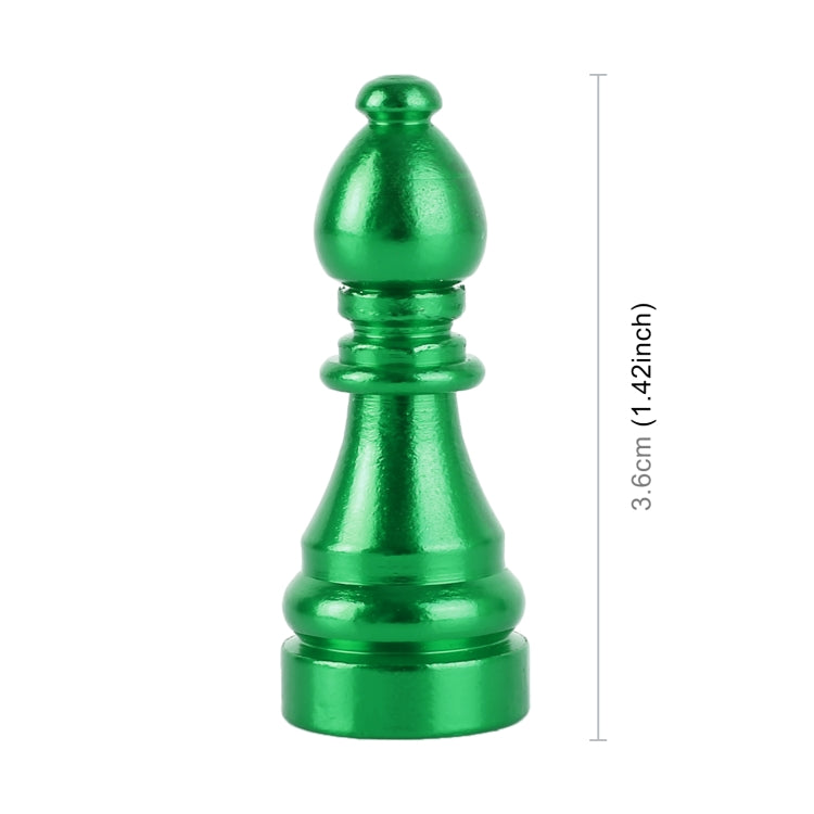 4 PCS Chess 2 Shape Gas Cap Mouthpiece Cover Tire Cap Car Tire Valve Caps