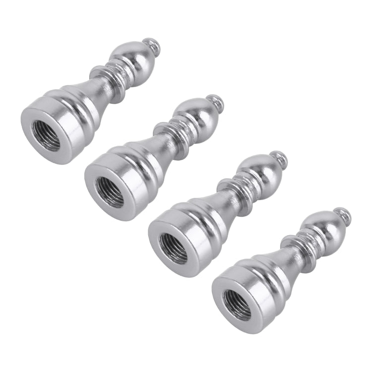 4 PCS Chess 2 Shape Gas Cap Mouthpiece Cover Tire Cap Car Tire Valve Caps