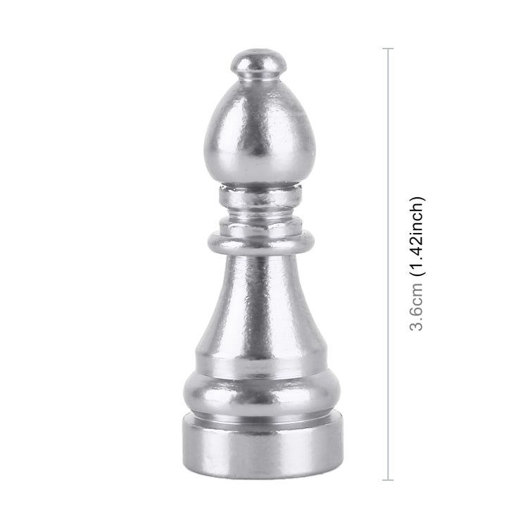 4 PCS Chess 2 Shape Gas Cap Mouthpiece Cover Tire Cap Car Tire Valve Caps