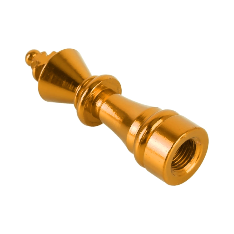 4 PCS Chess 3 Shape Gas Cap Mouthpiece Cover Tire Cap Car Tire Valve Caps