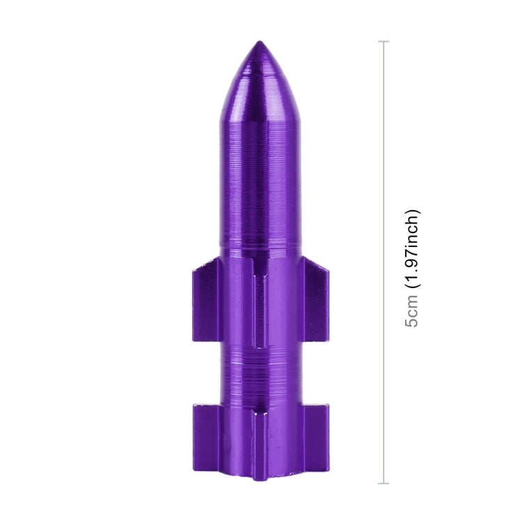 4 PCS Double Wings Shape Gas Cap Mouthpiece Cover Tire Cap Car Tire Valve Caps