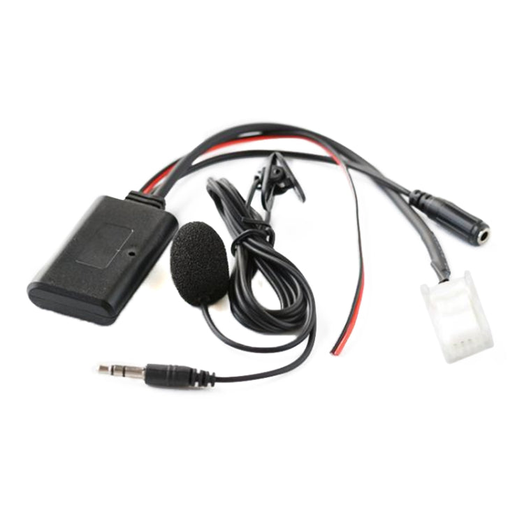Car Wireless Audio Adapter Cable Bluetooth Music AUX Receiver + MIC Phone Function for Mazda 5 8 CX9 CX7