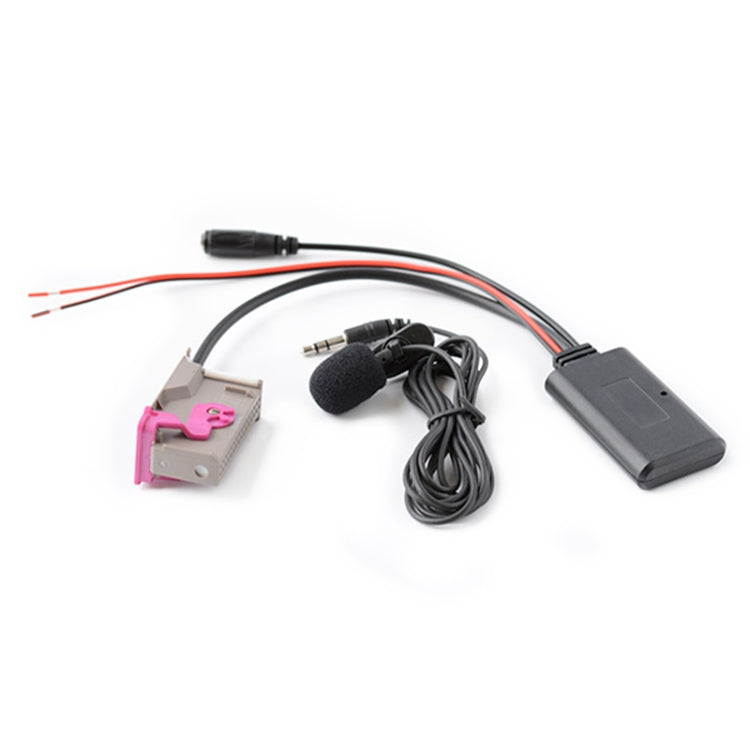 Car RNS-E 32PIN Bluetooth Music + MIC Call AUX Audio Cable for Audi A3 A4 A6 A8 TT R8