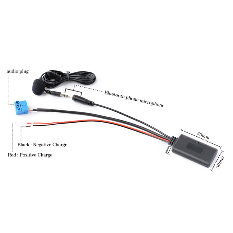 Car RNS-E 32PIN Bluetooth Music + MIC Call AUX Audio Cable for Audi A3 A4 A6 A8 TT R8