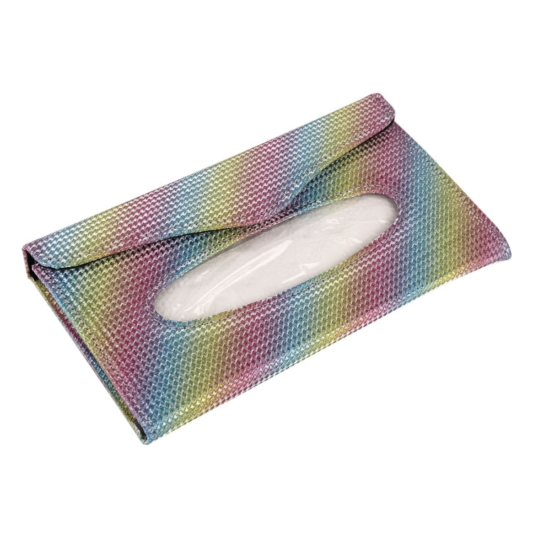 Car Magnetic Buckle Imitation Diamond Tissue Bag