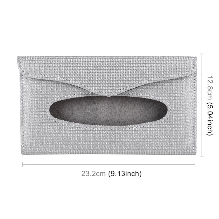 Car Magnetic Buckle Imitation Diamond Tissue Bag