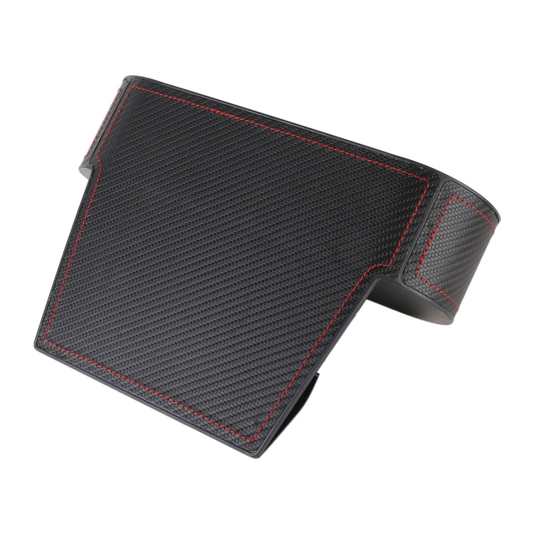 Car Lower Adjustment Leather Storage Box with Cup Holder