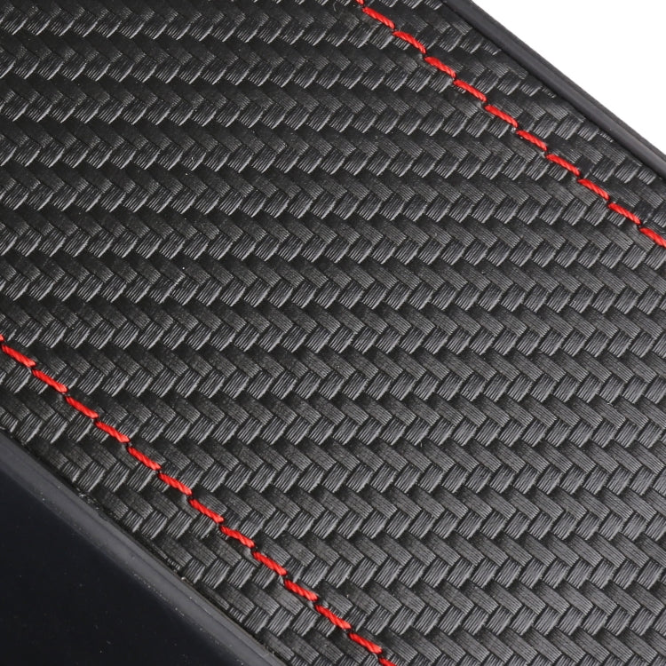 Car Lower Adjustment Leather Storage Box with Cup Holder