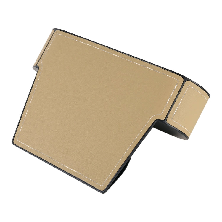 Car Lower Adjustment Leather Storage Box with Cup Holder