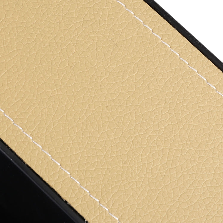 Car Lower Adjustment Leather Storage Box with Cup Holder