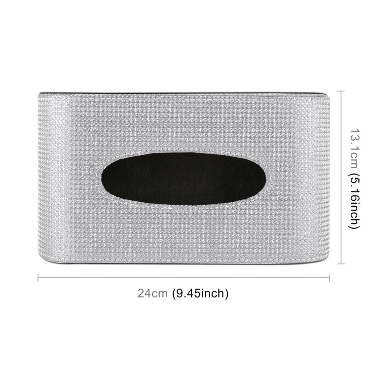 Car Imitation Diamond Tissue Storage Bag