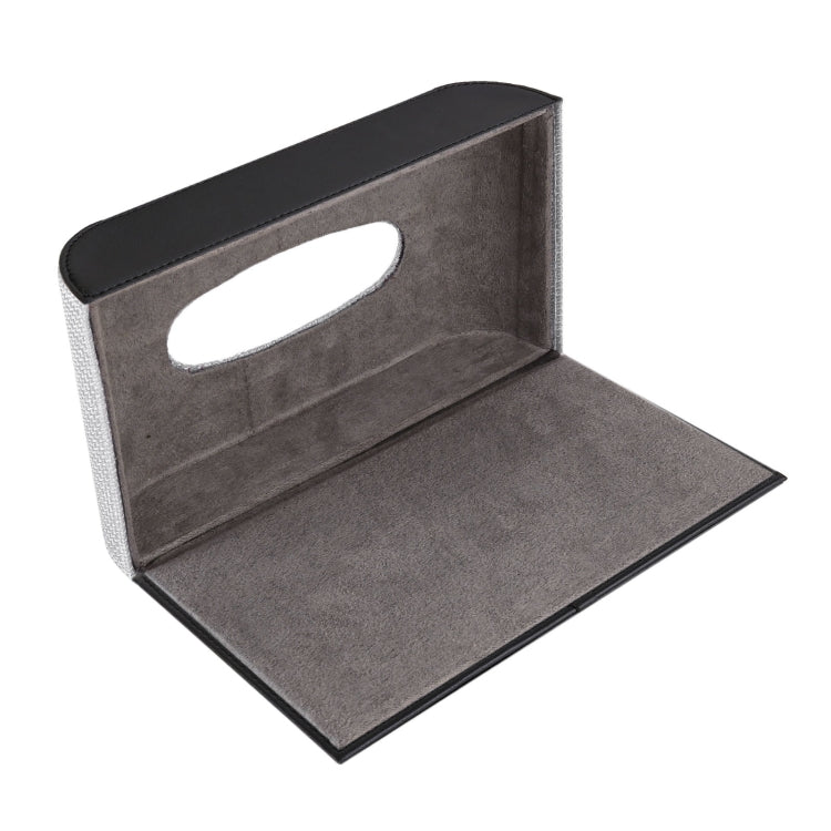 Car Imitation Diamond Tissue Storage Bag