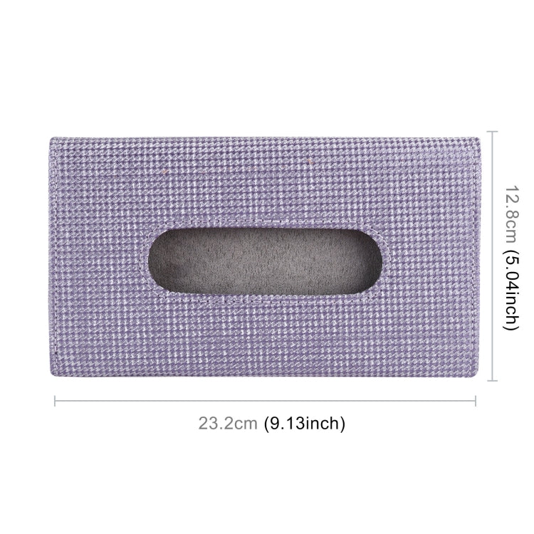 Car Hook and Loop Fastener Imitation Diamond Tissue Storage Bag