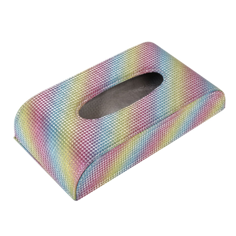 Car Full Coverage Imitation Diamond Tissue Storage Bag