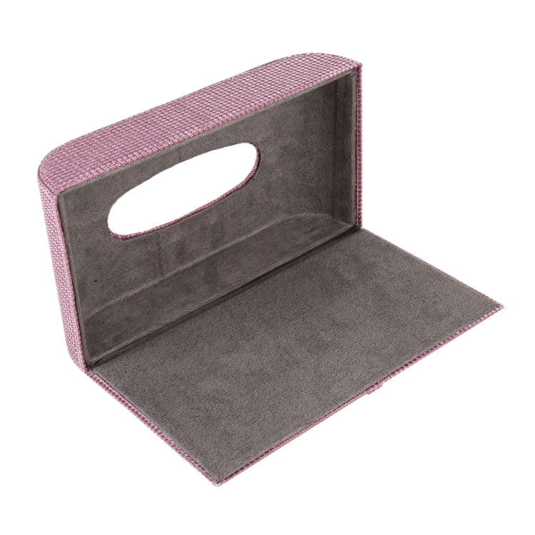 Car Full Coverage Imitation Diamond Tissue Storage Bag