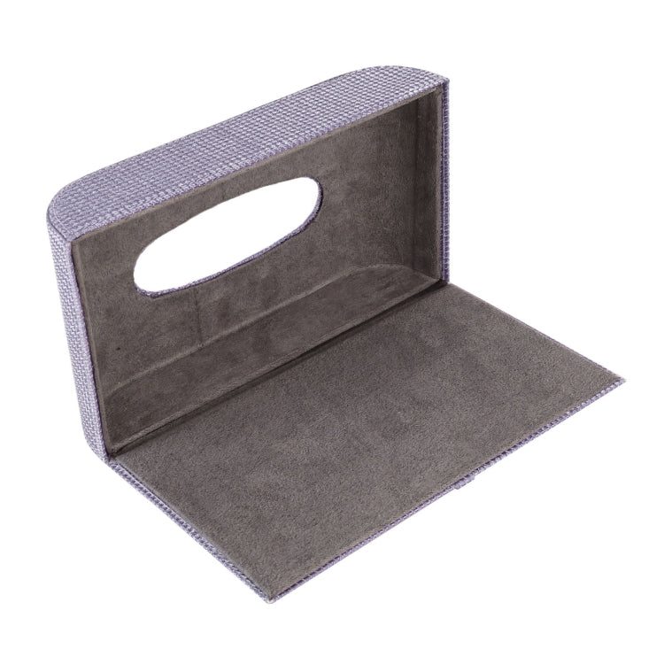 Car Full Coverage Imitation Diamond Tissue Storage Bag