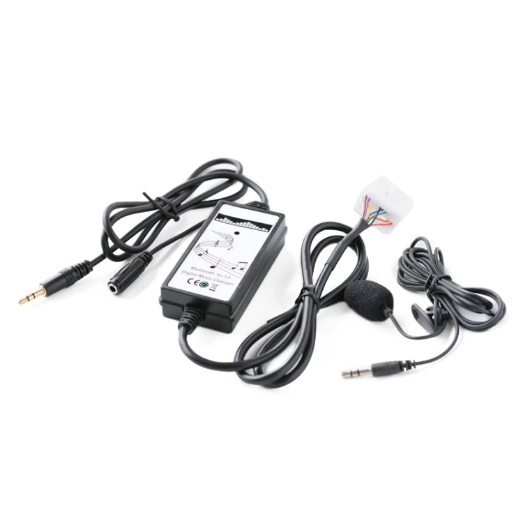 Car Music Digital Disc Box Bluetooth Music AUX Audio Cable + MIC for Honda Accord / Odyssey / Fit / Civic
