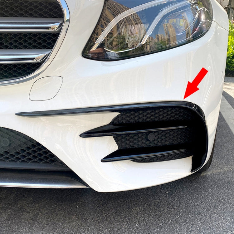 Car Front Wind Knife Decoration Sticker Strip for Mercedes-Benz E Class W213 2016-2020/E200/E260/E300