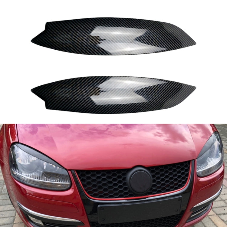 Car Headlight Eyebrow Decoration Sticker for Volkswagen Golf 5