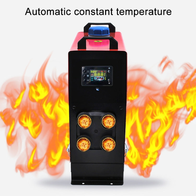 Snap-in Car Air Heater Fuel Parking Heater, Specifications: Four-hole 5000W-Liquid Crystal Switch
