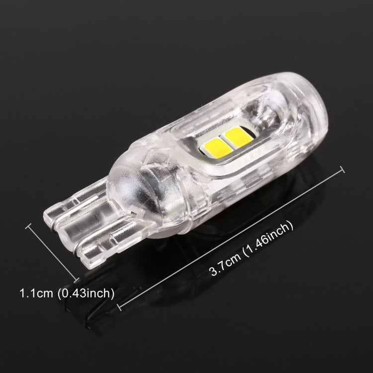 10 PCS T10 DC12V / 1W Car Clearance Light 5LEDs SMD-3030 Lamp Beads