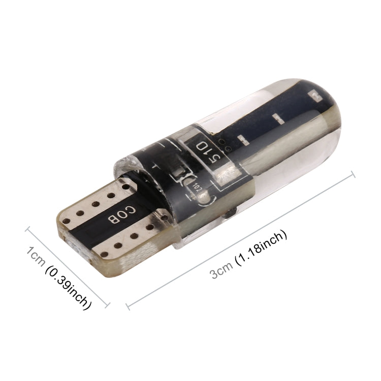 10 PCS T10 DC12V / 1W Car Clearance Light COB Lamp Beads