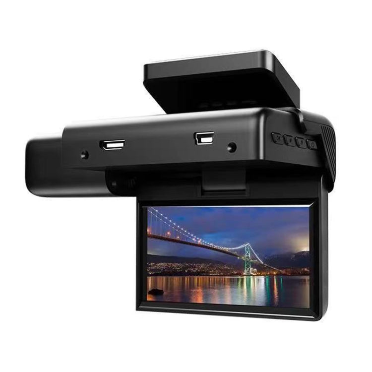 V8 HD 3 inch Car Night Vision Driving Recorder Hisilicon Scheme with 1080P Rear Camera