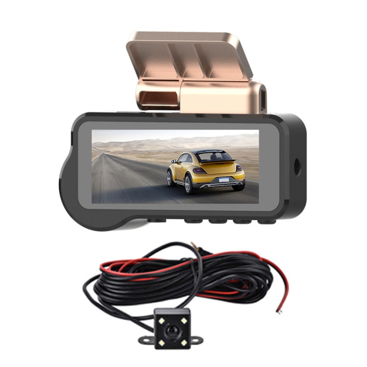 F22 3.16 inch 1080P HD Night Vision Driving Recorder, Standard Version with Rear View Camera