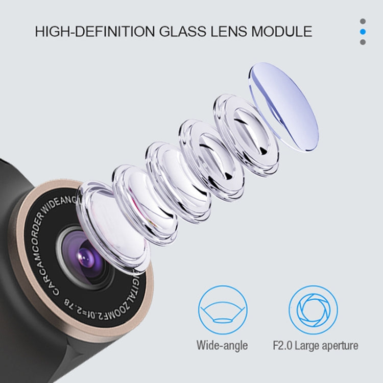 F22 3.16 inch 1080P HD Night Vision Driving Recorder, Standard Version with Rear View Camera