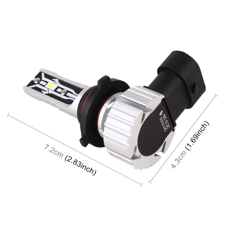 1 Pair 9005 DC9-18V / 20W / 6000K / 3000LM Car LED CSP Lamp Beads Headlight