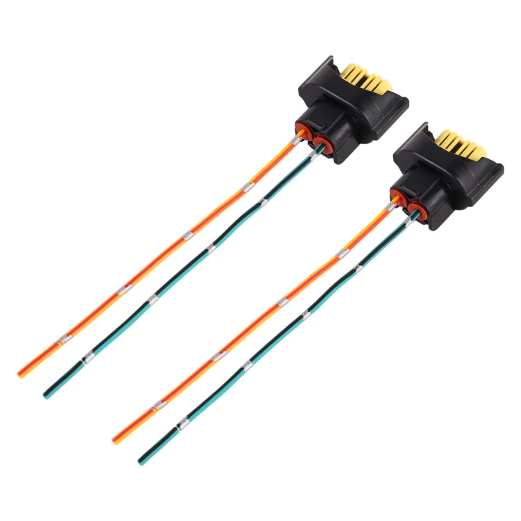 1 Pair Car H9 Bulb Holder Base Female Socket with Cable