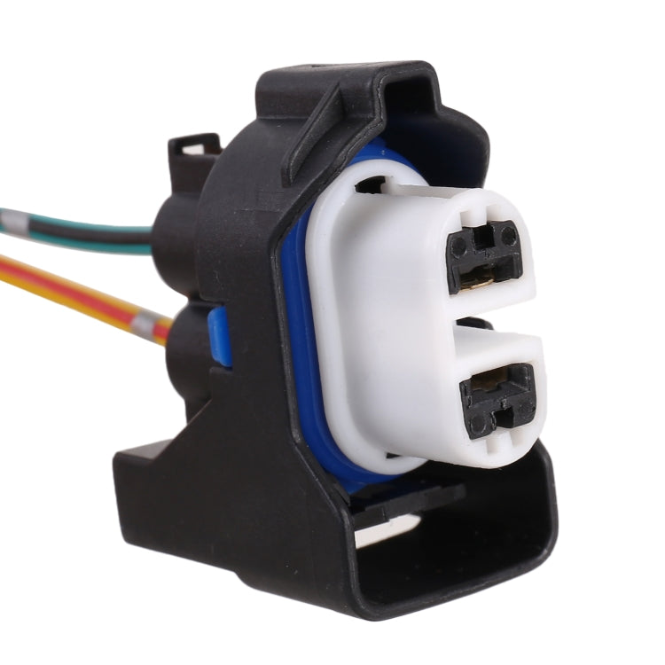 1 Pair Car H11 Bulb Holder Base Female Socket with Cable for Ford