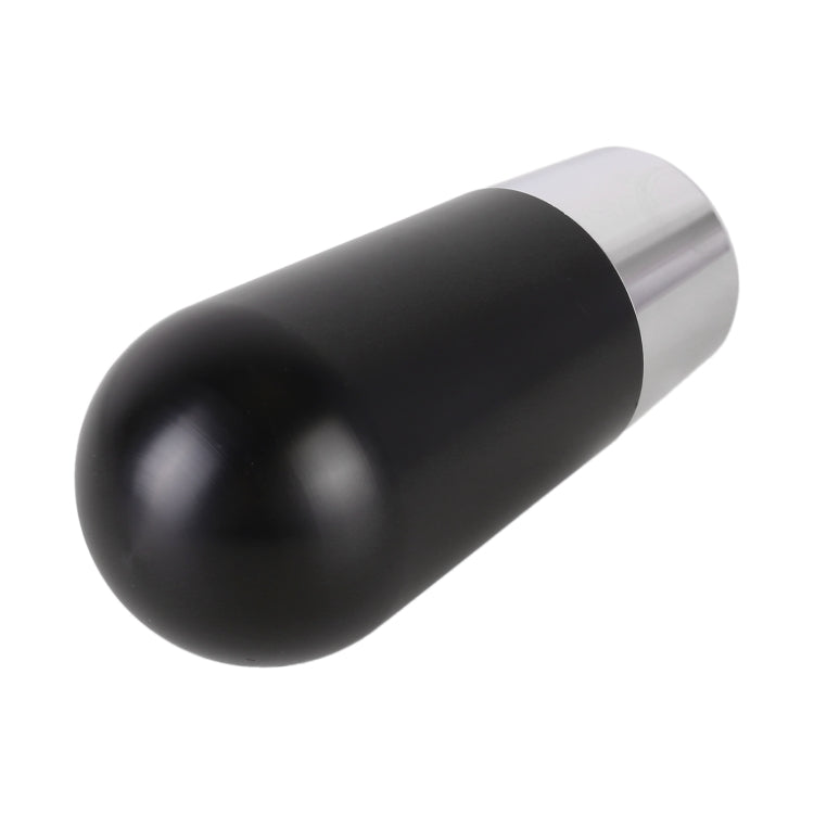 Universal Car Small Ellipsoid Resin + Carbon Fiber Metal Gear Shift Knob