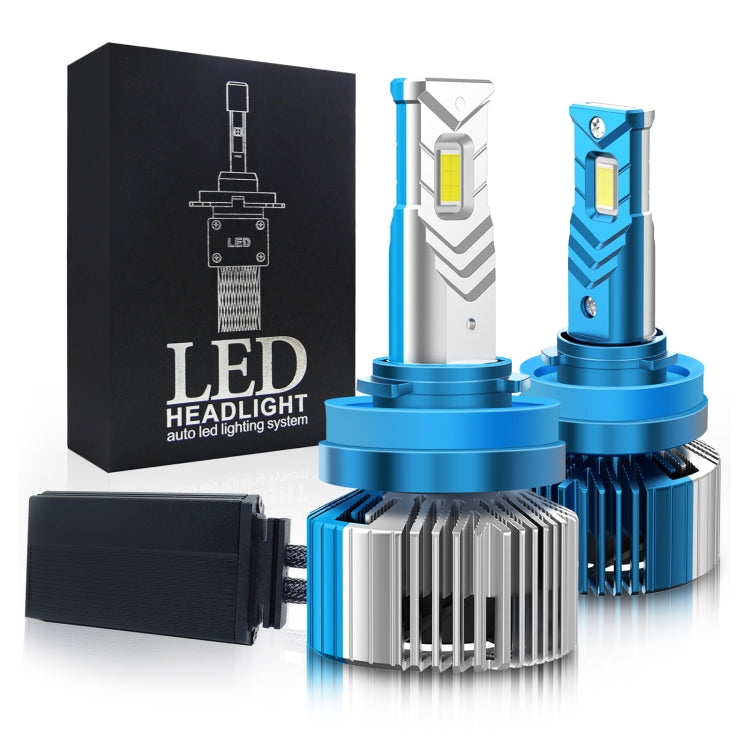 V68 2 PCS H11 DC12V / 30W / 6000K / 3500LM Waterproof Car LED Headlight