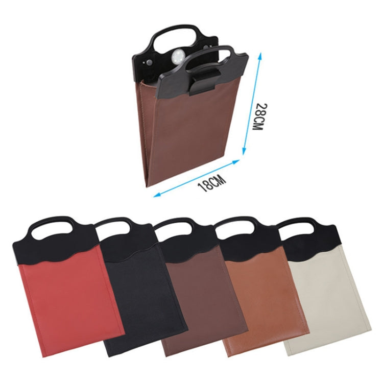 Car Multi-functional Hanging Front Trash Can with LED Light, 28 x 18cm