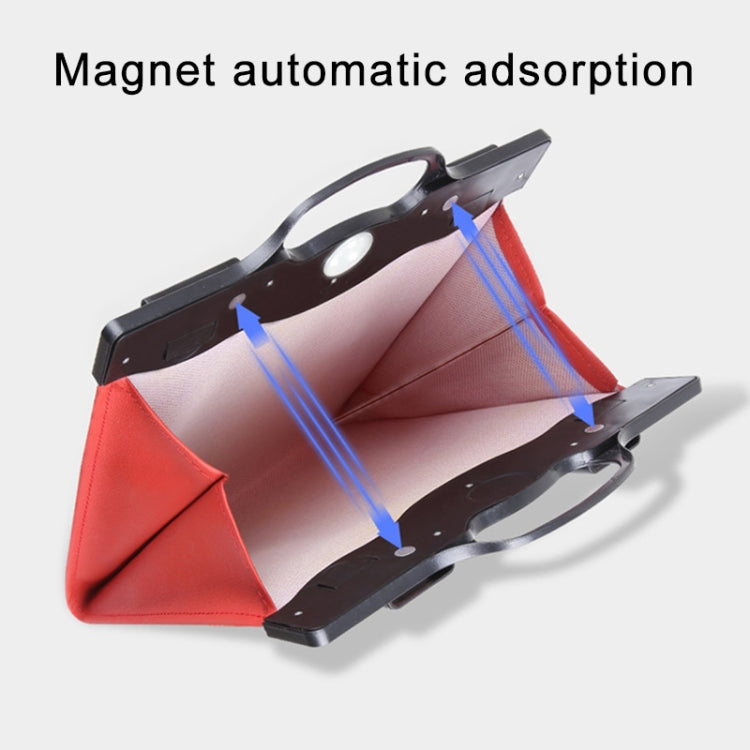 Car Multi-functional Hanging Front Trash Can with LED Light, 28 x 18cm