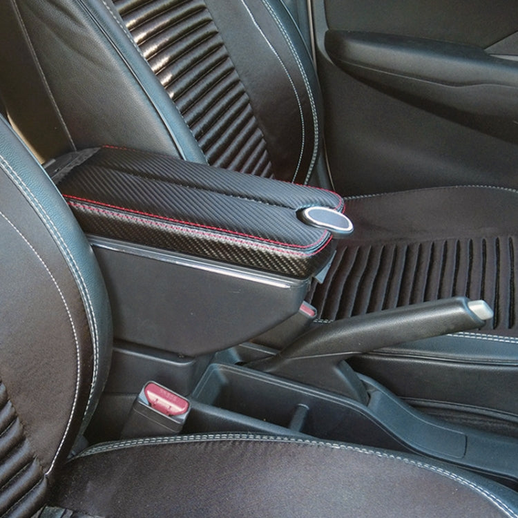 Car Center Armrest Box Plating Double Open Microfiber Leather Type for Renault Captur Clio4 2014