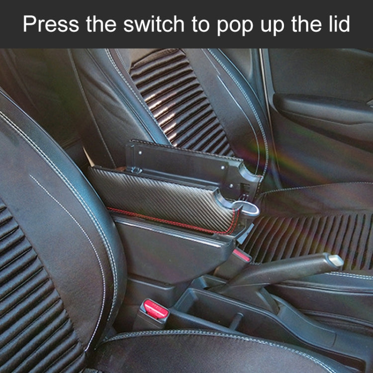 Car Center Armrest Box Plating Double Open Microfiber Leather Type for Renault Captur Clio4 2014