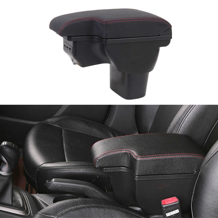 Car Center Armrest Box Microfiber Leather Type for Nissan Juke