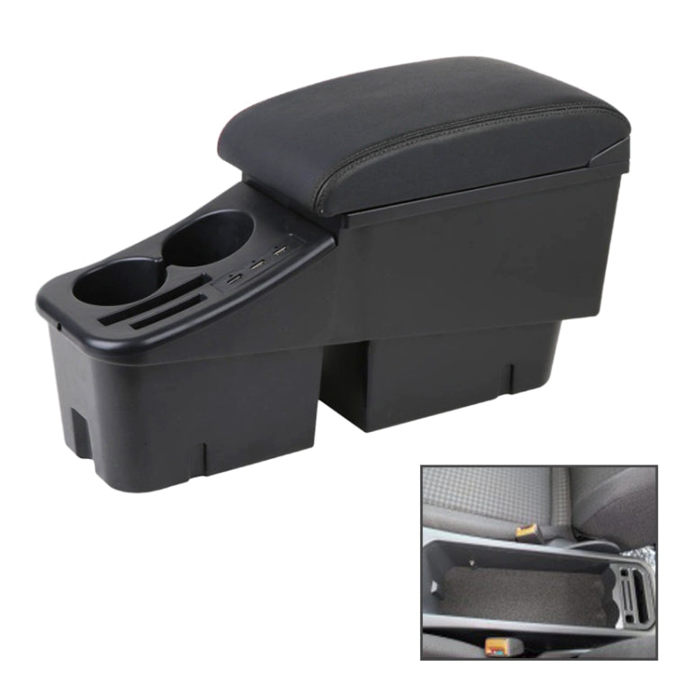 Car Center Armrest Box Straight Surface Cover Microfiber Leather Type for Volkswagen Bora 2019