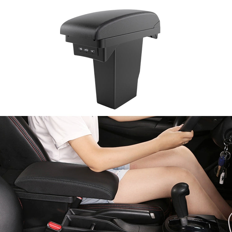 Car Center Armrest Box Microfiber Leather Type for Peugeot 2008