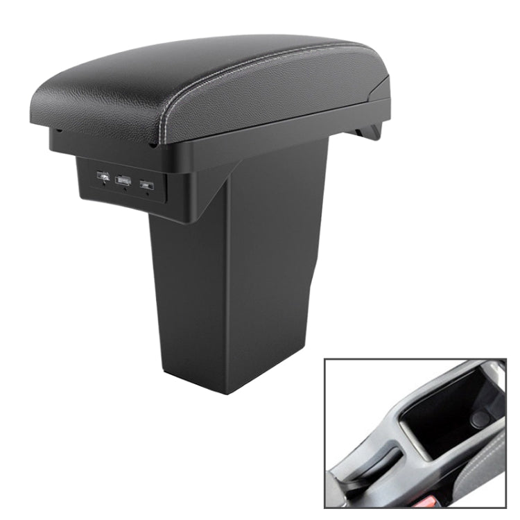 Car Center Armrest Box Microfiber Leather Type for Peugeot 2008