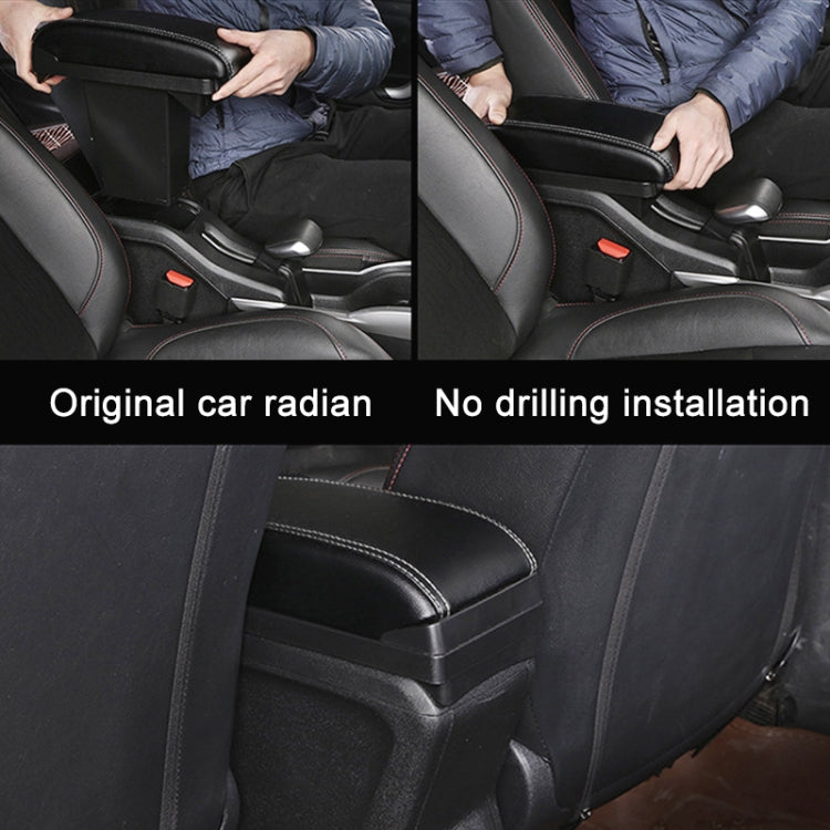Car Center Armrest Box Microfiber Leather Type for Peugeot 2008