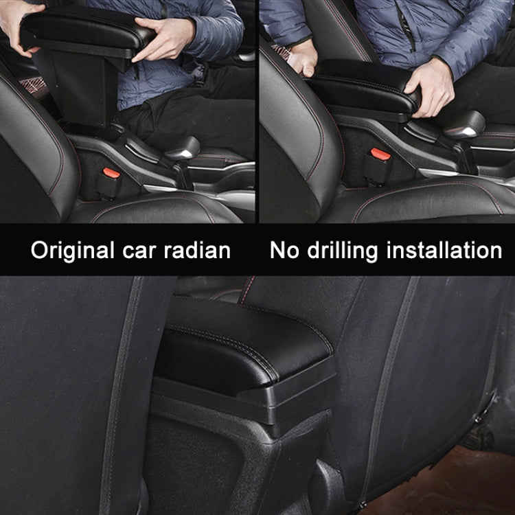 Car Center Armrest Box Microfiber Leather Type for Peugeot 2008