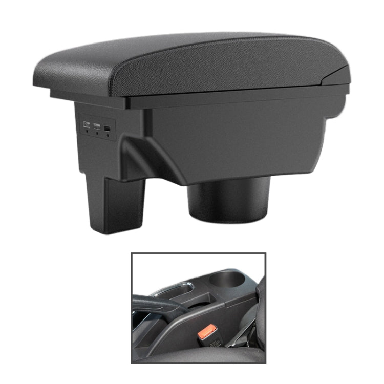Car Center Armrest Box Microfiber Leather Type for SRM