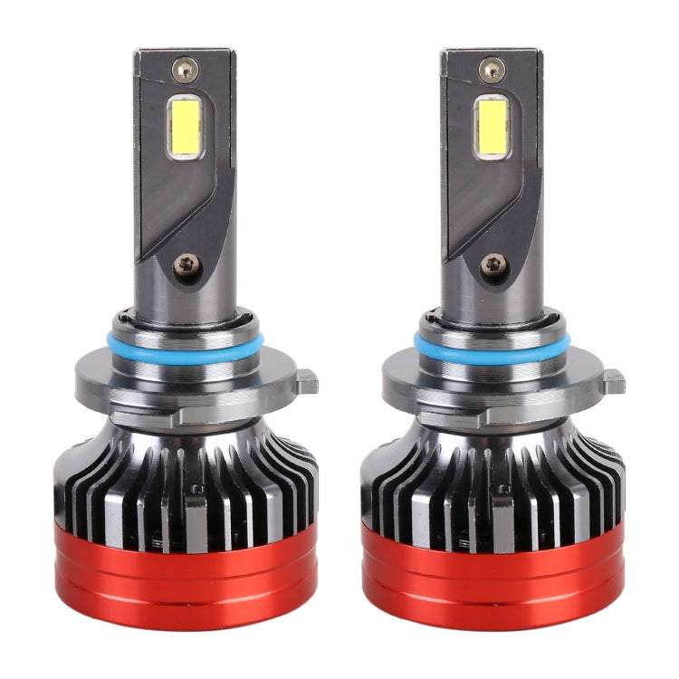 K10 1 Pair 9006 DC12V / 65W / 6000K / 6500LM Car LED SMD-3750 Lamp Bead Headlight