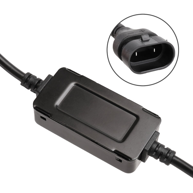 K10 1 Pair 9006 DC12V / 65W / 6000K / 6500LM Car LED SMD-3750 Lamp Bead Headlight