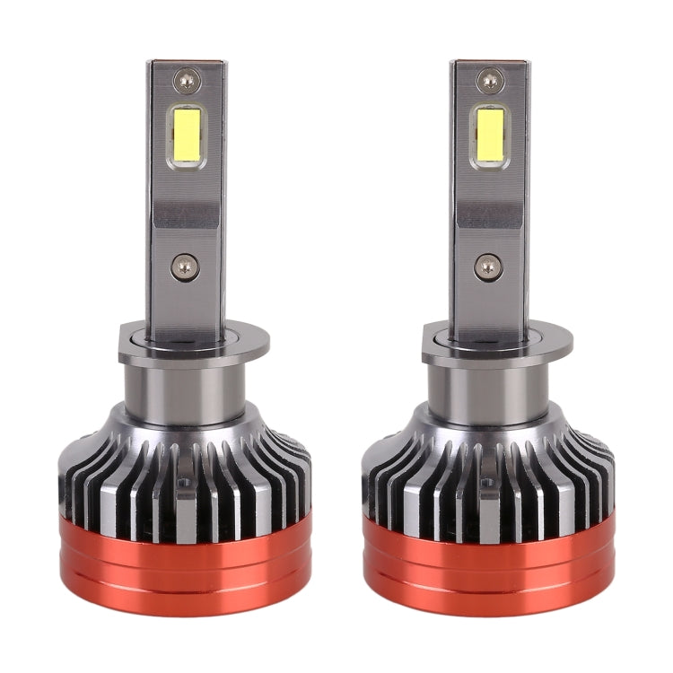 K10 1 Pair H1 DC12V / 65W / 6000K / 6500LM Car LED SMD-3750 Lamp Bead Headlight